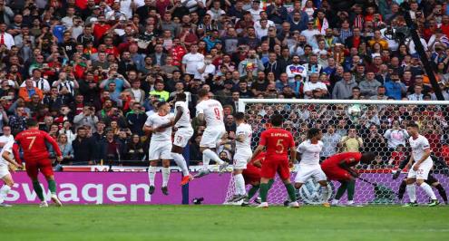 كريستيانو يضرب سويسرا بـ"هاتريك" يؤهل البرتغال لنهائي دوري الأمم الأوروبية